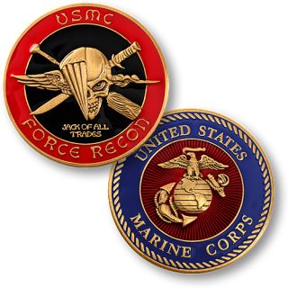 United States USMC Force Recon New Challenge Coin USMC