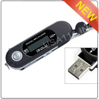 New 8GB Black  Digital Media Player USB Flash Drive FM Radio Voice