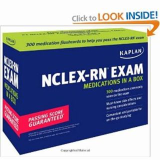 NCLEX RN Exam by Kaplan (2007, Cards,Flash Cards)