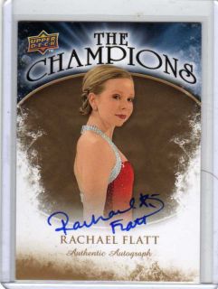 Rachael Flatt 09 10 Champs Champions Auto Autograph SP Champs Figure