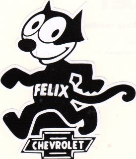 FELIX CHEVROLET #2 Vintage Style decal/STICKER