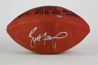 Future HOF Brett Favre Autographed Football JSA Thumbnail Image