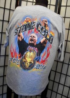 Vintage WWF STONE COLD Steve Austin 3 16 Jersey T SHIRT XL VTG WWE