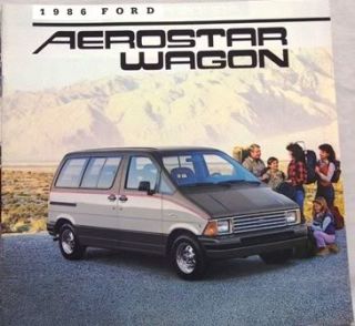 1986 ford aerostar wagon original sales brochure 21 pages brochure