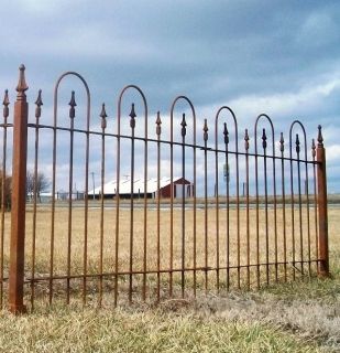 Tall Very Best Metal Solid Steel Fencing Wrought Iron Fence