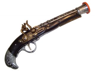 New Pirate Flintlock Pistol Musket Rifle Gun Blunderbuss Play Toy w