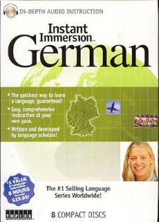 New Learn How to Speak German Language 8 Audio CD Set