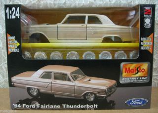 64 Ford Fairlane Thunderbolt Car Model Kit 1 24