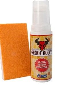 Grout Bully Seen on TV Cleans Renews Grout White w 1 Bully Eraser