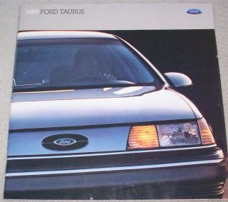  1989 Ford Taurus Sales Brochure