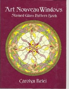 Art Nouveau Stained Glass Make Your Own Pattern Book 100 Designs