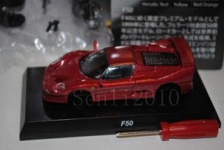 64 Ferrari VII F50 Diecast Model by Kyosho Color Dard Red