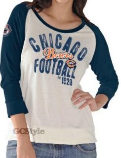 NFL Ladies Womens Playful Wishbone 3 4 Sleeve Jersey Top Shirt Sizes
