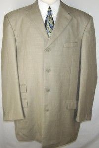 50XL Giorgio Ferraro Super 120s Light Olive Sport Coat Jacket Suit