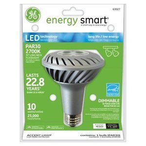 GE Energy Smart LED 10 Watt Floodlights PAR30 2700K