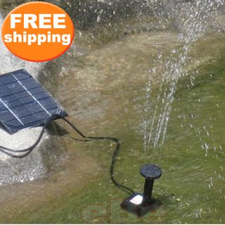 Solar Power Fountain Pond Pool Water Garden Pump Kit