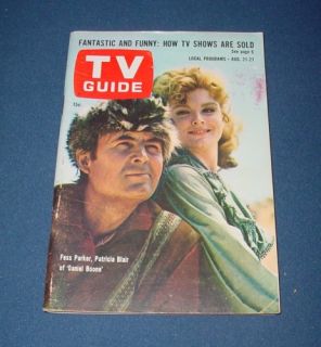 1965 TV Guide Fess Parker Patricia Blair Daniel Boone