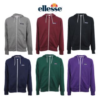 Ellesse Formation Mens White Zip Hoody Hooded Top 6 Colours and 5