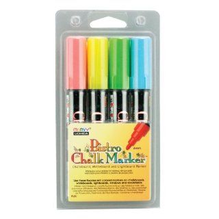 Marvy Bistro Chalk Markers Fluorescent 4 Markers NIP