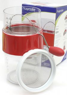 3CUP Rotary Flour Sifter No Mess Measuring Dusting