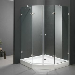  Neo Angle Double Door Frameless Shower Enclosure VG6063CHCL42W