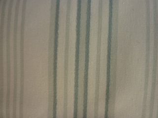 Fieldcrest Blue and Green Casual Stripe Shower Curtain NIP