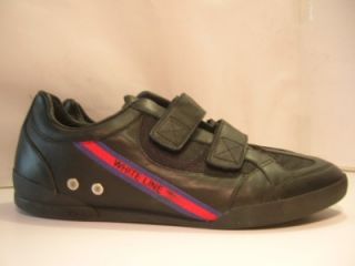Fila White Line High Class Black Mens Tennis Sneakers Shoes $90