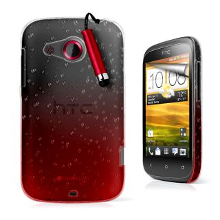  Drop Design Hard Case Cover for HTC Desirec Desire C Film Stylu