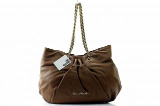 Love Moschino Satchel Hide Brown Leather Handbag jc4031pp0vlc0200