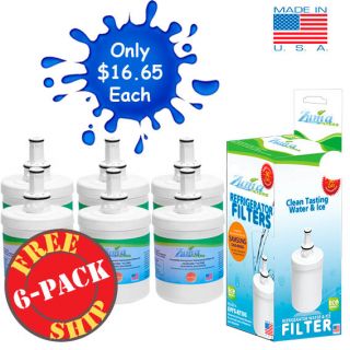  DA61 00159A Compatible Refrigerator Water and Ice Filter 6 Filter Pack
