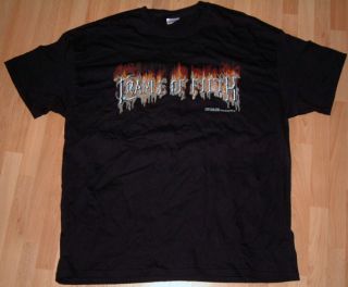 New Mens Cradle of Filth XXL T Shirt Midian Black Metal Satanic Death