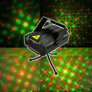 Mini Portable Projector Laser Stage Light Lighting Disco DJ Xmas Party