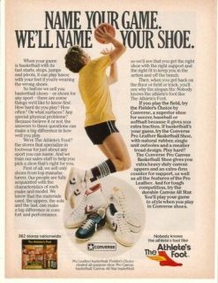 1980 converse basketball shoes the athlete s foot ad