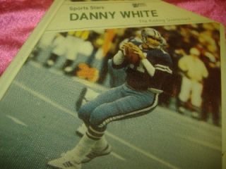 1983 Football Danny White Dallas Cowboys Kicking Quarterback Vintage
