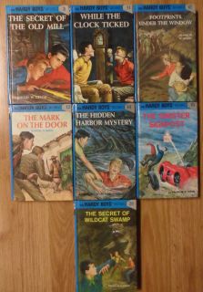 Lot of 7 Different Franklin W Dixon Hardy Boys HC Hardcover Mystery