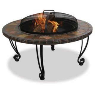   Firepit BBQ Firebowl Fireplace Table Decor Safety Lid Screen Set