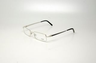 FRED F JAMAIQUE C1 062 EYEGLASSES SILVER METAL RX FRAME AUTHENTIC