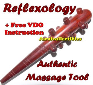 Reflexology Hand Foot Massage Tool Equipment Massager Wood Shoulder