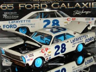 1965 Fred Lorenzen 28 1965 Ford Galaxie  not Autographed 1 24