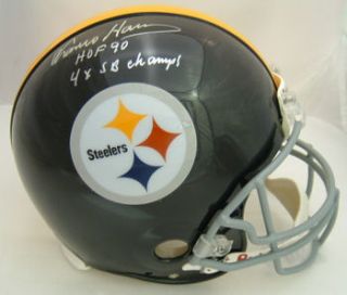 Franco Harris Signed Pittsburgh Steelers Proline Helmet