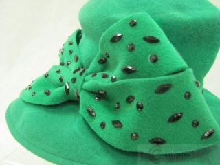 frank olive womens green church hat
