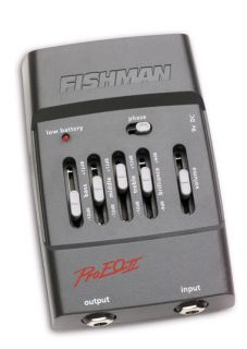This listing is for a NEW Fishman Pro EQ II Acoustic Preamp. Brand