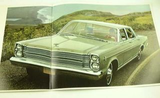 1966 66 Ford Brochure Galaxie 500 XL 500 Custom
