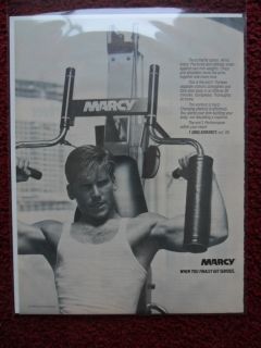  Print Ad Marcy Home Gym Exercise Bodybuilding Fitness Equipment