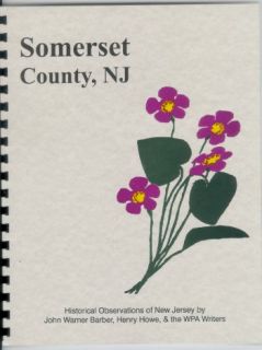 NJ Special 2 Book Price Somerset County History Genealogy Somerville