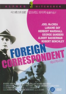  Foreign Correspondent 1940 Joel McCrea DVD