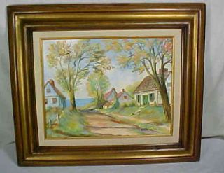 Marianne Stratford Forest City PA Seashore Painting