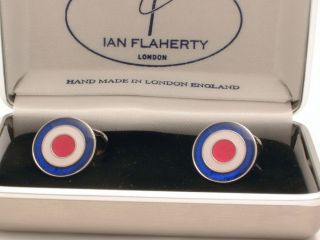  British RAF Emblem Cufflinks by Ian Flaherty for Any Occasion