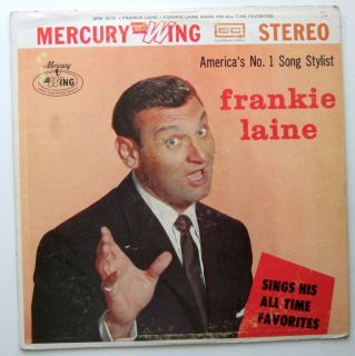 Frankie Laine Sings His All Time Favorites LP Used Record Mercury Wing