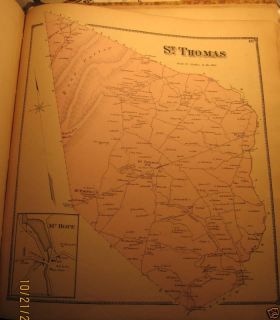 St Thomas Township Franklin County PA Pennsylvania 1868 Plat Map